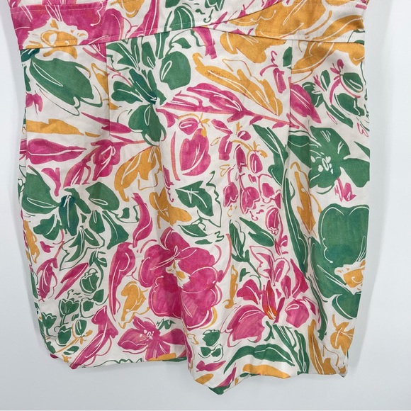 Showpo Argel Dress Electric Floral Pastel Denim Jeans Bodycon Sheath Biker 10 - Picture 8 of 12